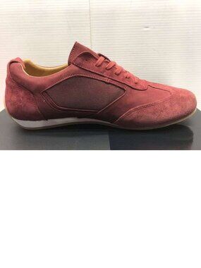 NEW Men's Piloti Endurance Le Mans Burgundy Suede Driving Shoes Size 11.5